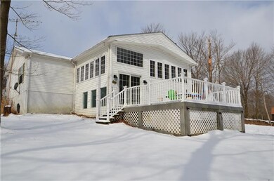 Back deck off sun room