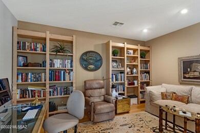 Den with built-in library