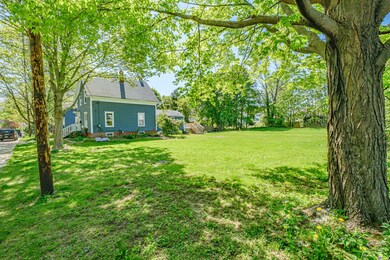 Side view from yard