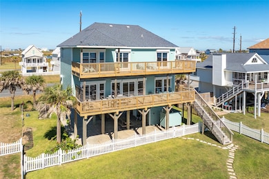 Standing tall with new decks and railings overlooking the Gulf.