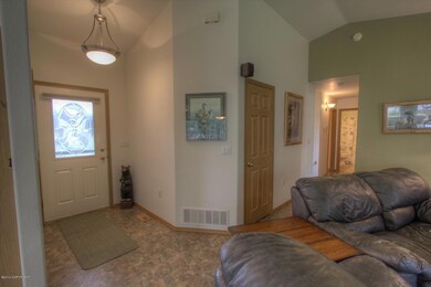 Front entry from inside