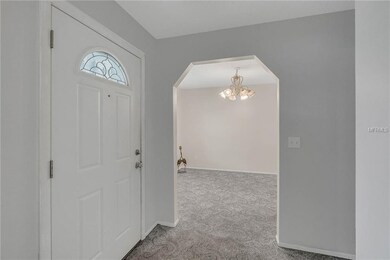 Entering the home, the dining room is to the left.