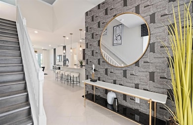 Model Home Design Only. Pictures and furnishings are for illustrative purposes only. Elevations, colors and options may vary. Furniture is for model home staging only.