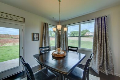 Breakfast Area.  Picture of Model Home.