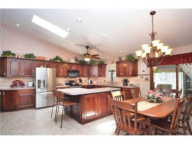 Kitchen. 22  X 18  KITCHEN WITH VAULTED CEILING & 