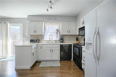 Kitchen with Painted Cabinets