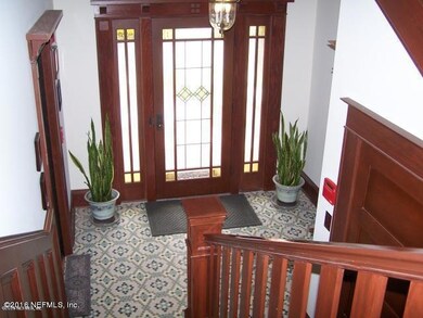 Foyer at front door