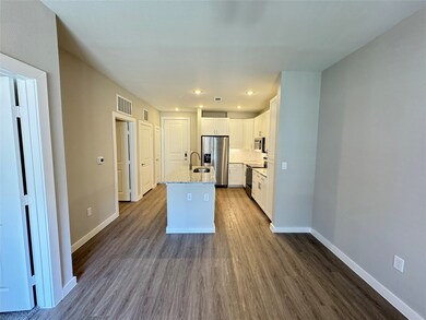 living leading to kitchen