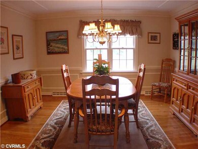Dining Room - Dining Room with wood floor and dent