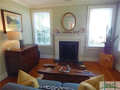 The light-filled living room provides a nice pause