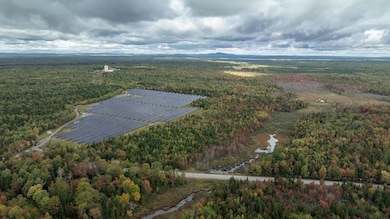 Aerial with adjacent solar project