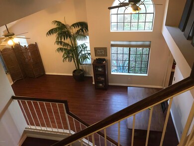 Living/Dining Room with Vaulted Ceiling