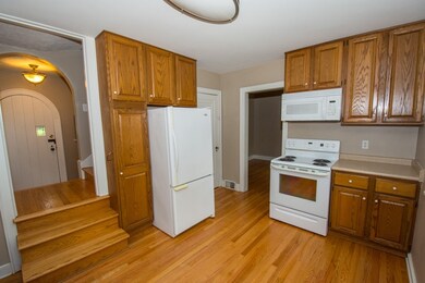 Plenty of cabinet space in this large kitchen!