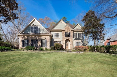 View of front of home with a front yard