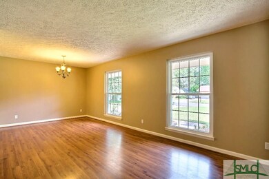 Open living/dining area