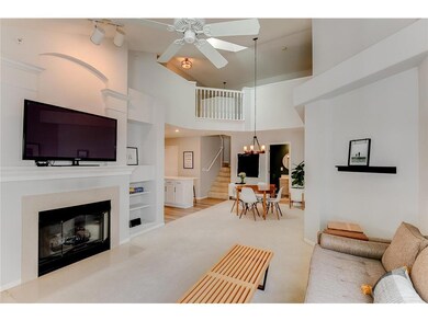 Upper level overlooks main areas - and a skylight 