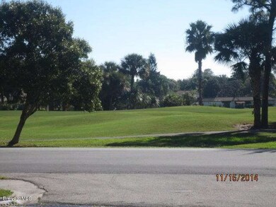 Across the street from the golf course