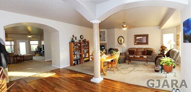This home has both a living & family rooms!