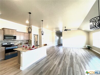 View of the living room towards the entry