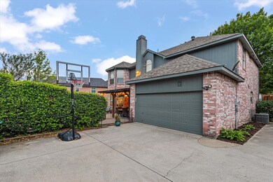 Garage and driveway access to backyard