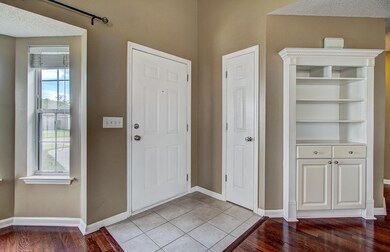 Foyer and built-in