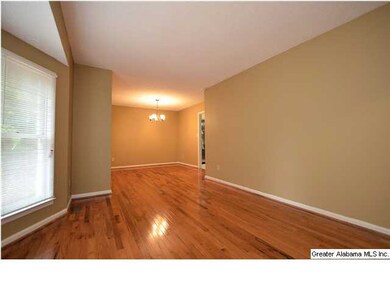 From the front door looking down to the dining are