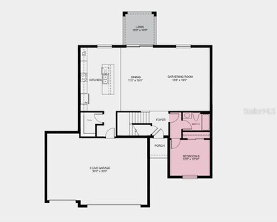 Additional Highlights Include: Downstairs bedroom and full bathroom in place of powder room. covered lanai, and 3-car garage.