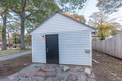 Garage size shed