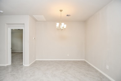 Here's your spacious dining area!