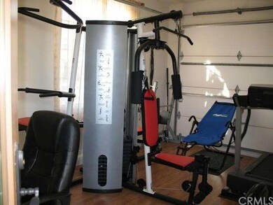 3rd car garage turned into work out area.