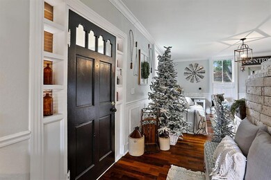 Entrance to Living Room and Dinning Room