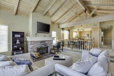 Beautiful vaulted wood beamed ceilings