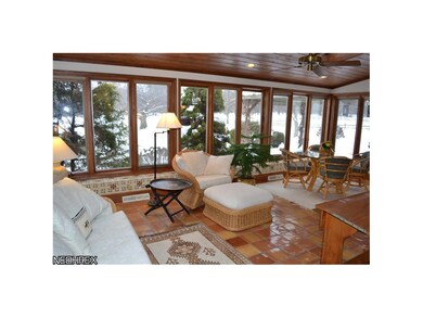 Garden room with vaulted ceilings, decorator skyli