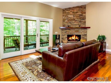 Great room with fireplace
