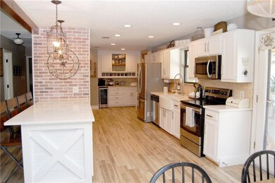 Spacious open kitchen and butler's pantry