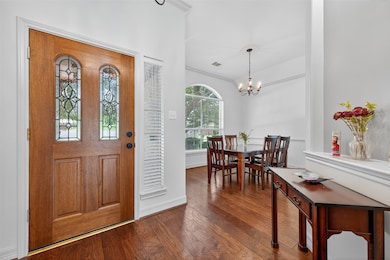 You are greeted into a brightly lit entryway leadi