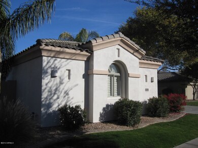 Front exterior - side entry garage
