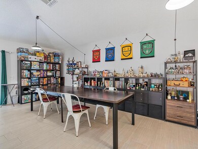 Spacious dining area