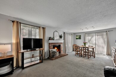 Open concept living room and dining area