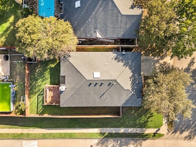 View from above of property