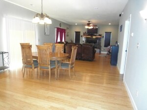 dining and living room