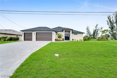 Prairie-style home featuring a front lawn, decorat