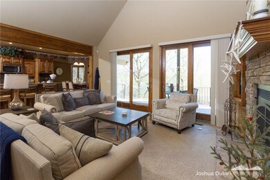 Large living area that opens out on to a huge deck