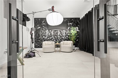 Office/Podcast Studio with Accent Wall