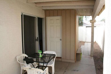Covered Patio with Outside Storage