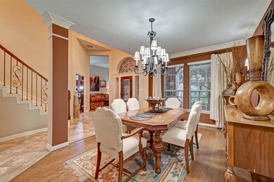 Host dinner parties in this elegant dining room.