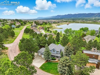 Views of Pikes Peak AND Woodmoor Lake!