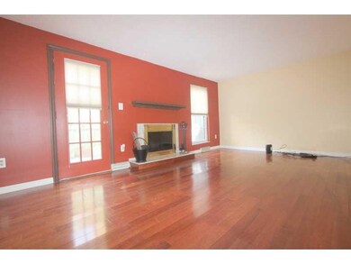 Family Room. Custom paint, a gas fireplace, natura