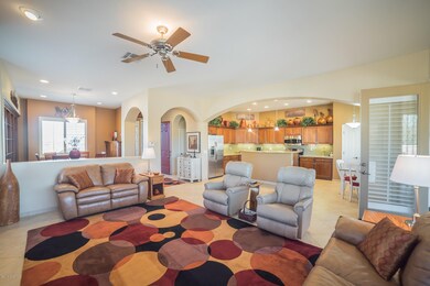 Great Room Opens To Kitchen