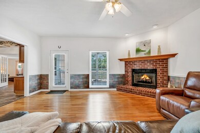 GAS FIREPLACE IN DEN